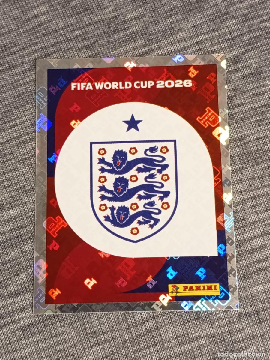 Cromos de Futebol: ESCUDO INGLATERRA ENG 1 STICKER MUNDIAL 2026 PANINI FIFA WORLD CUP NUEVO