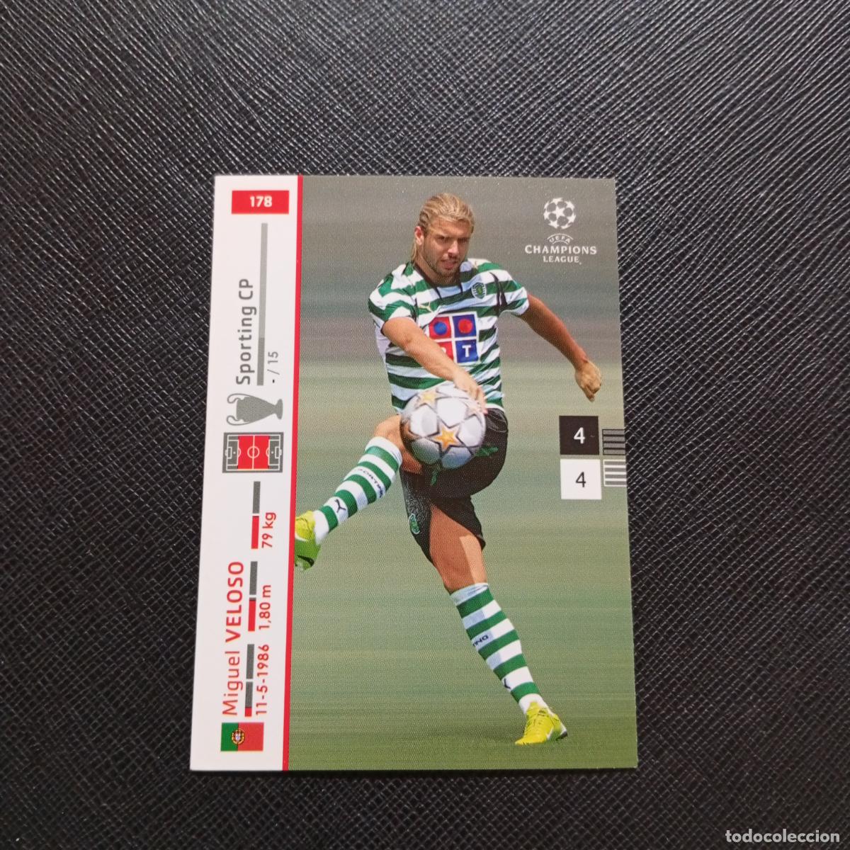 Cromos de F&uacute;tbol: 178 VELOSO SPORTING LISBOA PANINI TRADING CARDS UEFA CHAMPIONS LEAGUE 2007 2008 - (MD2002-3) PG39