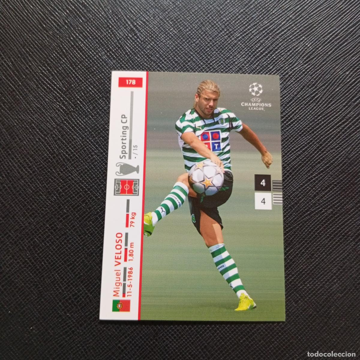 Cromos de F&uacute;tbol: 178 VELOSO SPORTING LISBOA PANINI TRADING CARDS UEFA CHAMPIONS LEAGUE 2007 2008 - (MD2002-3) PG39 B