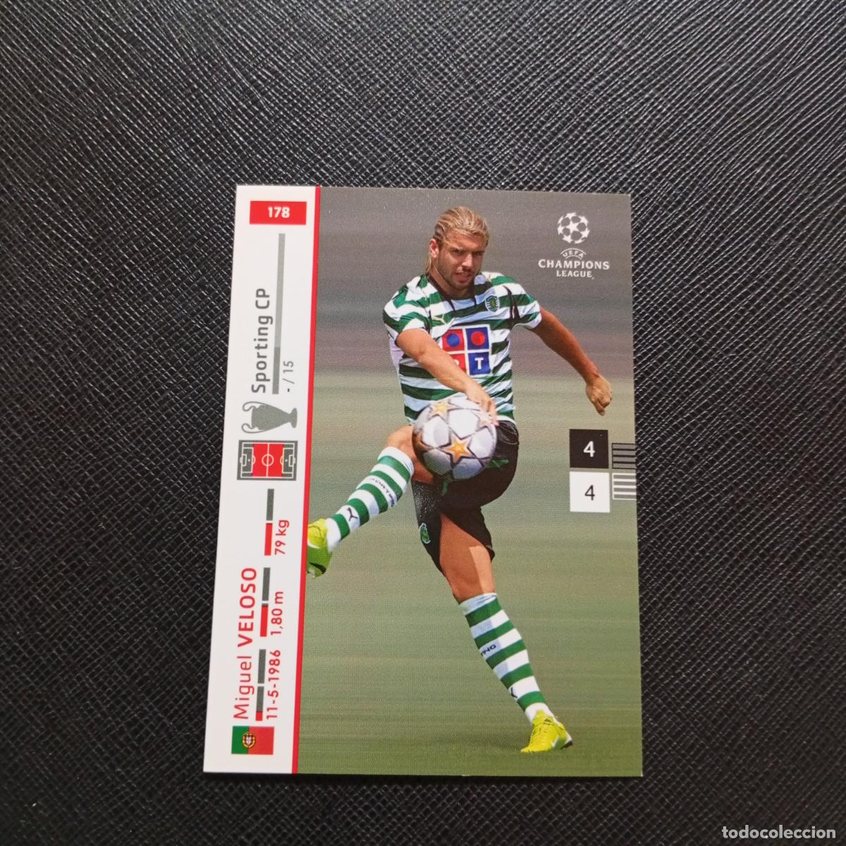 Cromos de F&uacute;tbol: 178 VELOSO SPORTING LISBOA PANINI TRADING CARDS UEFA CHAMPIONS LEAGUE 2007 2008 - (MD2002-3) PG40