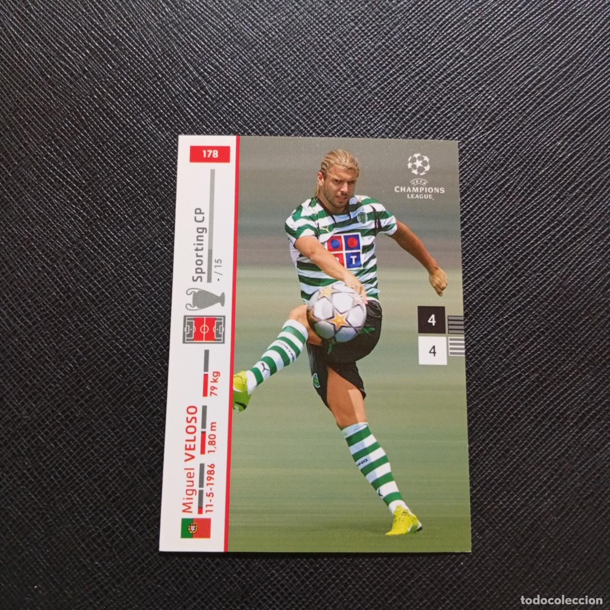 Cromos de F&uacute;tbol: 178 VELOSO SPORTING LISBOA PANINI TRADING CARDS UEFA CHAMPIONS LEAGUE 2007 2008 - (MD2002-3) PG40 B