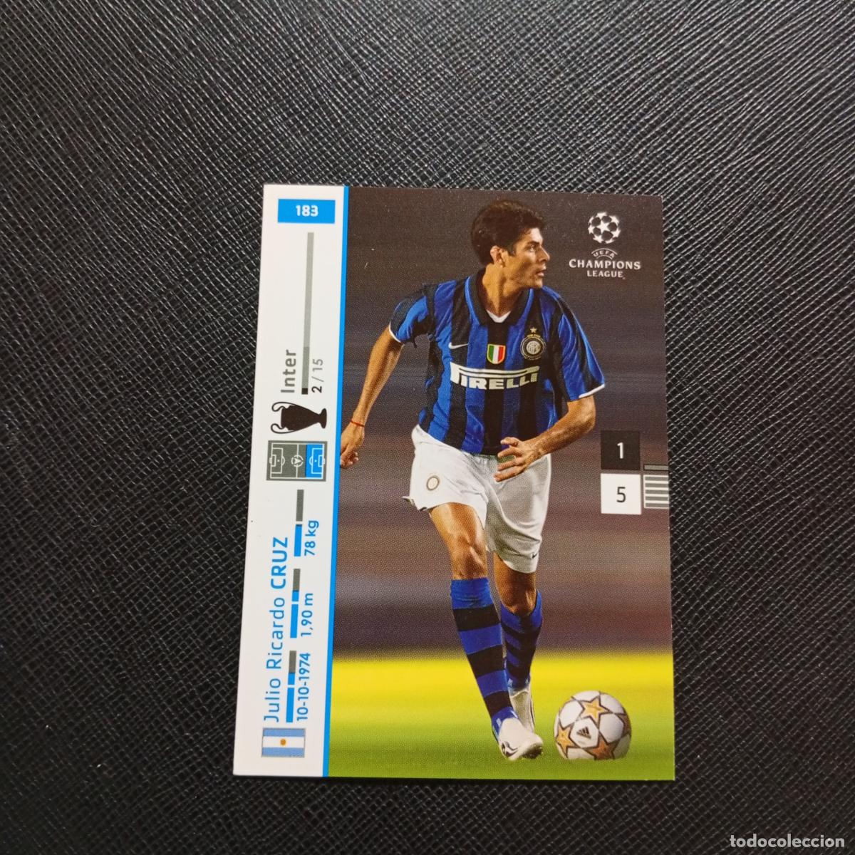 Cromos de F&uacute;tbol: 183 CRUZ INTER MILAN PANINI TRADING CARDS UEFA CHAMPIONS LEAGUE 2007 2008 - (MD2002-3) PG39