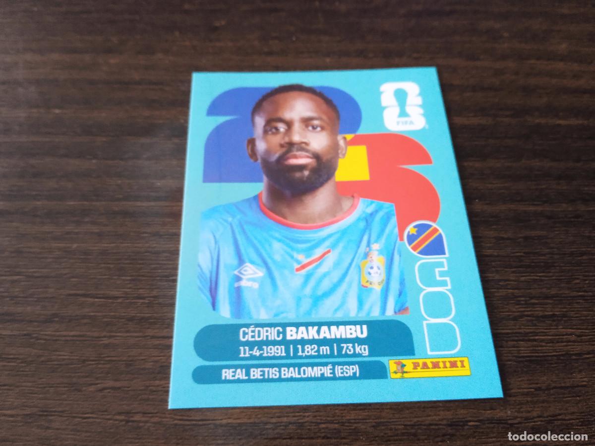 Cromos de F&uacute;tbol: Cromo Mundial Futbol 2026 Panini canada usa Mexico Congo Cedric bakambu COD 19
