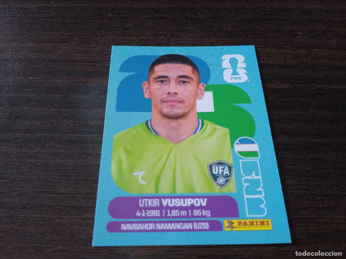 Cromos de F&uacute;tbol: Cromo Mundial Futbol 2026 Panini canada usa Mexico Uzbekistan Utkir Yusupov UZB 2