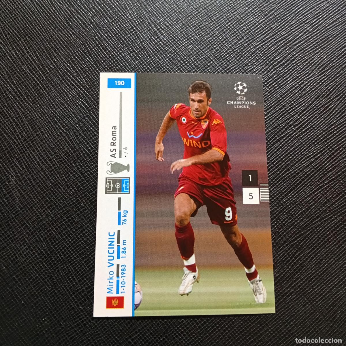 Cromos de F&uacute;tbol: 190 VUCINIC ROMA PANINI TRADING CARDS UEFA CHAMPIONS LEAGUE 2007 2008 - (MD2002-3) PG39 B