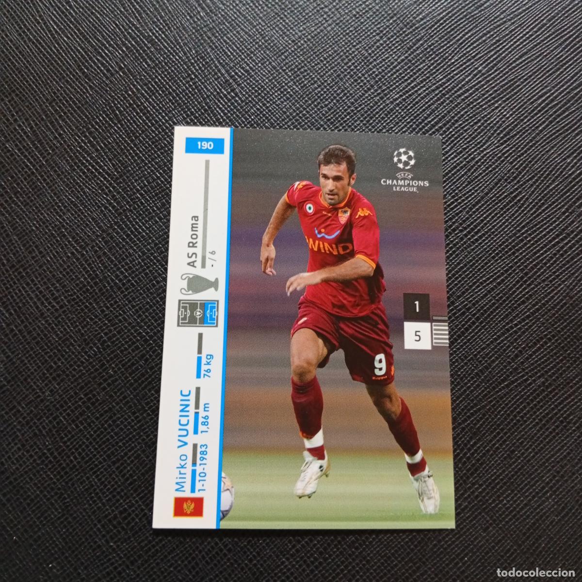 Cromos de F&uacute;tbol: 190 VUCINIC ROMA PANINI TRADING CARDS UEFA CHAMPIONS LEAGUE 2007 2008 - (MD2002-3) PG39 C