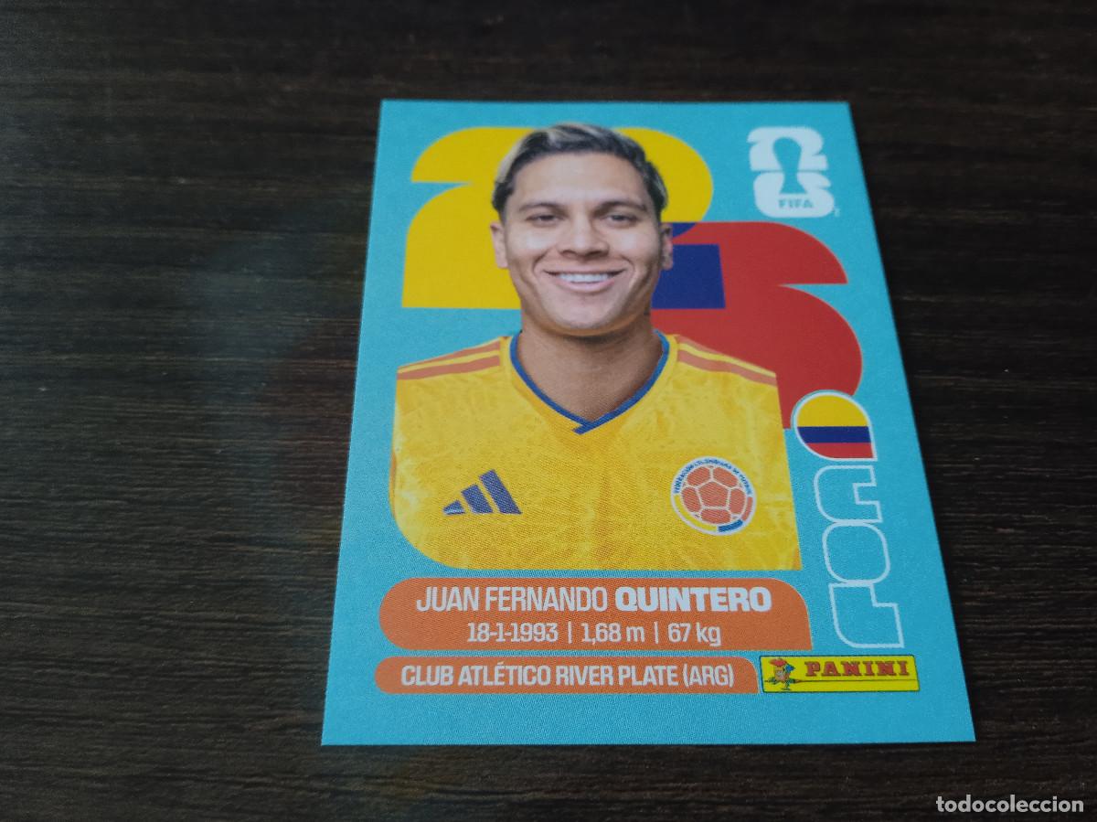 Cromos de F&uacute;tbol: Cromo Mundial Futbol 2026 Panini canada usa Mexico Colombia Juan Fernando Quintero COL 15