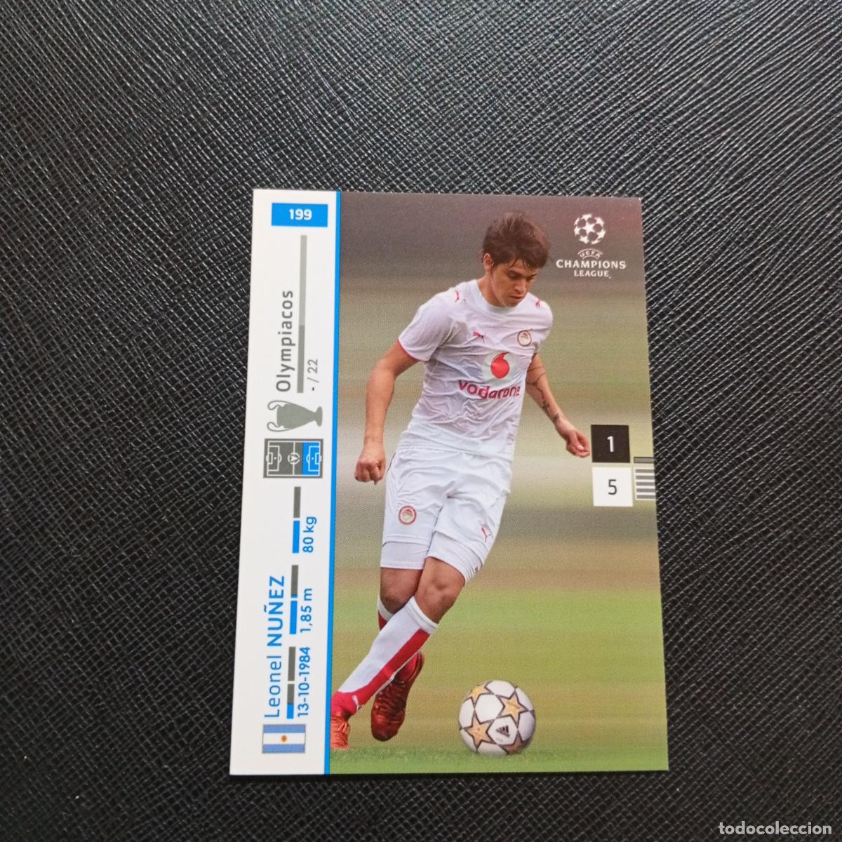 Cromos de F&uacute;tbol: 199 NU&Ntilde;EZ OLYMPIACOS PANINI TRADING CARDS UEFA CHAMPIONS LEAGUE 2007 2008 - (MD2002-3) PG40