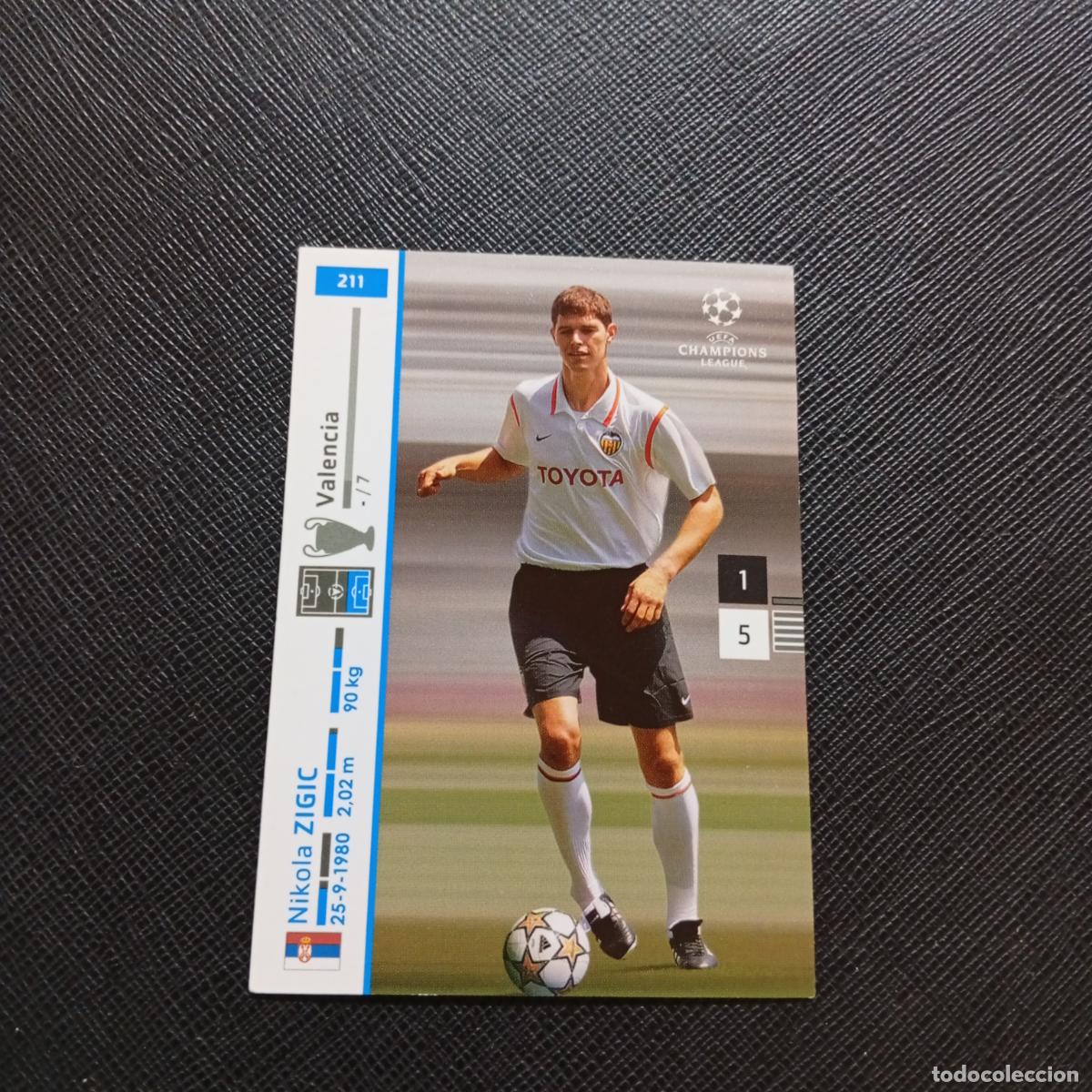 Cromos de F&uacute;tbol: 211 ZIGIC VALENCIA PANINI TRADING CARDS UEFA CHAMPIONS LEAGUE 2007 2008 - (MD2002-3) PG40