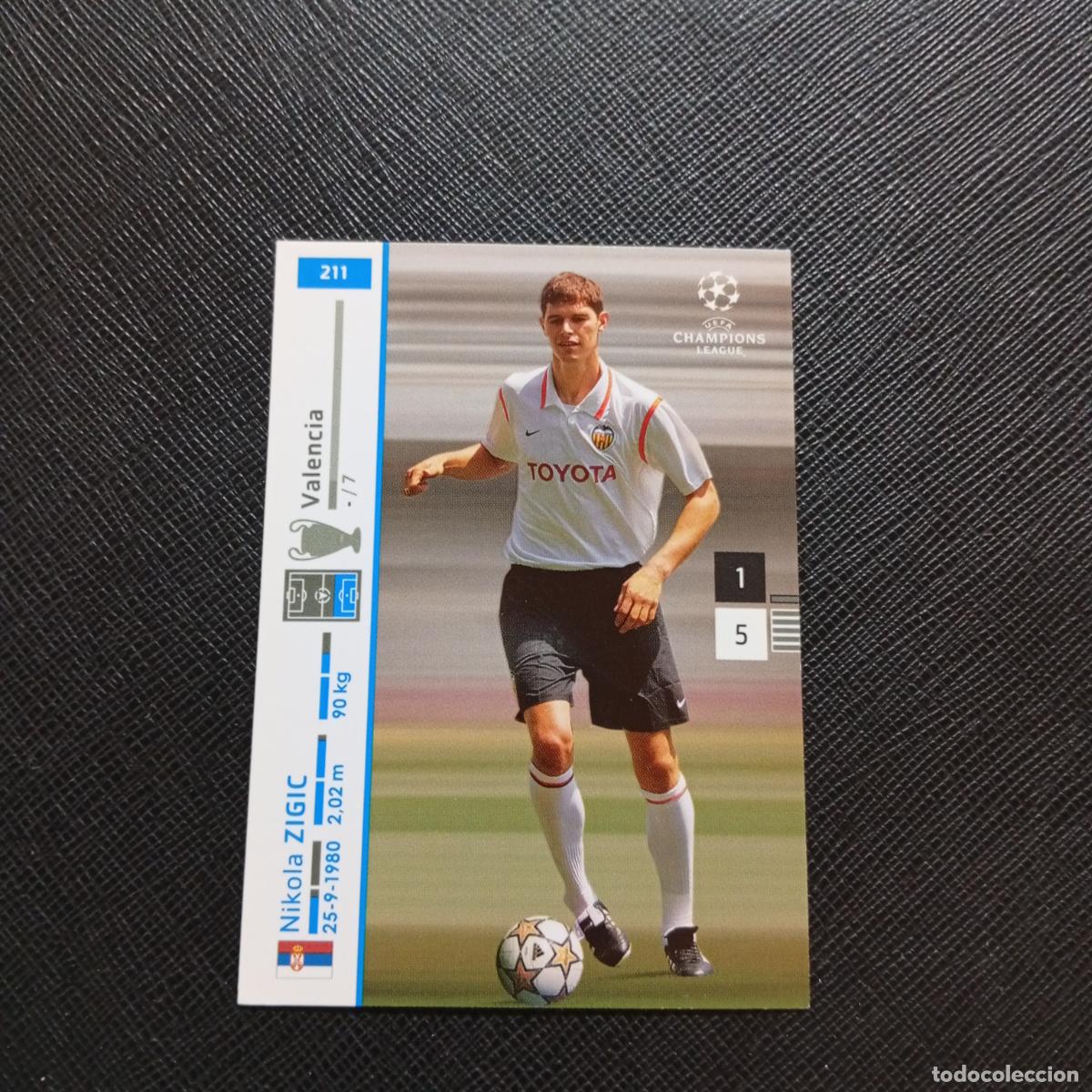 Cromos de F&uacute;tbol: 211 ZIGIC VALENCIA PANINI TRADING CARDS UEFA CHAMPIONS LEAGUE 2007 2008 - (MD2002-3) PG40 B