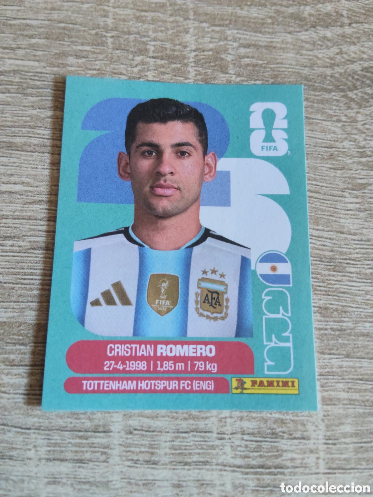 Cromos de F&uacute;tbol: Panini mundial 2026 ARG 4 Cristian Romero Argentina