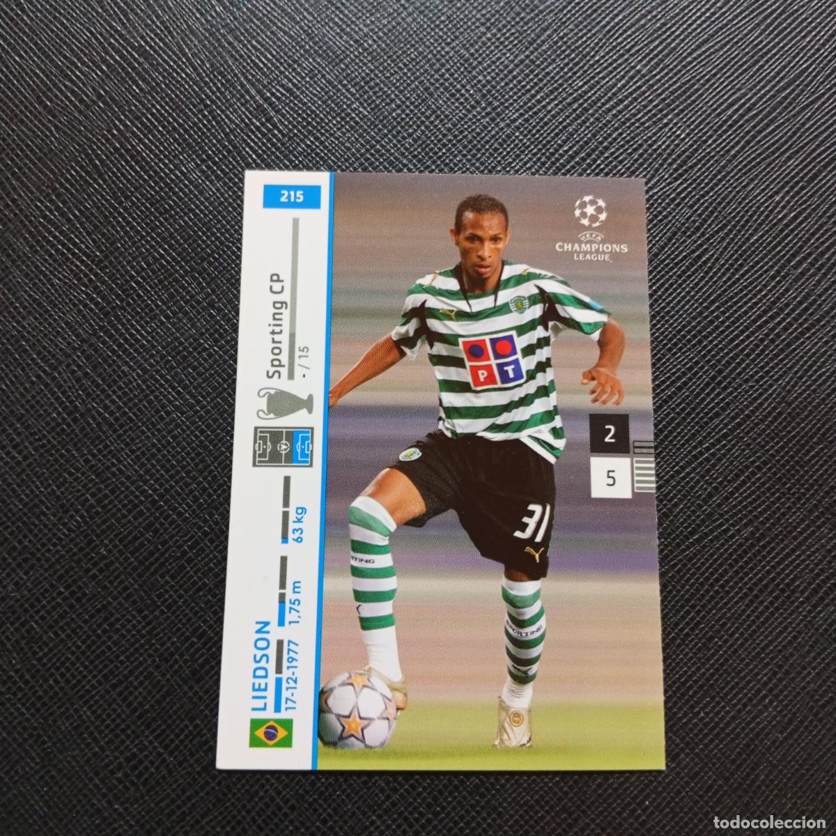 Cromos de F&uacute;tbol: 215 LIEDSON SPORTING LISBOA PANINI TRADING CARDS UEFA CHAMPIONS LEAGUE 2007 2008 - (MD2002-3) PG40