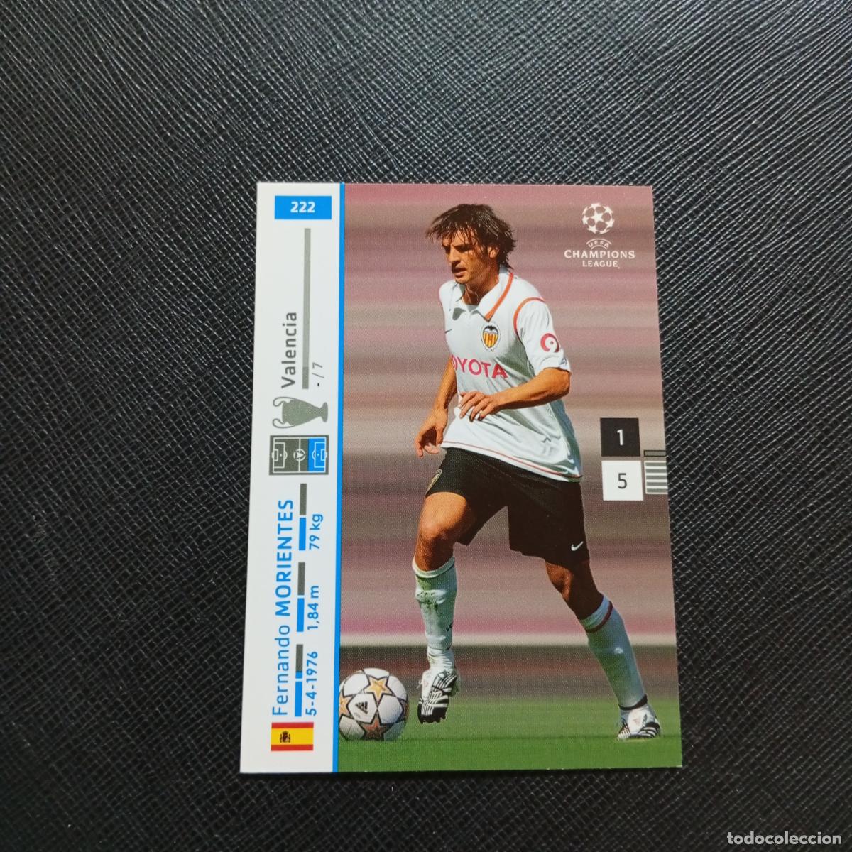 Cromos de F&uacute;tbol: 222 MORIENTES VALENCIA PANINI TRADING CARDS UEFA CHAMPIONS LEAGUE 2007 2008 - (MD2002-3) PG41