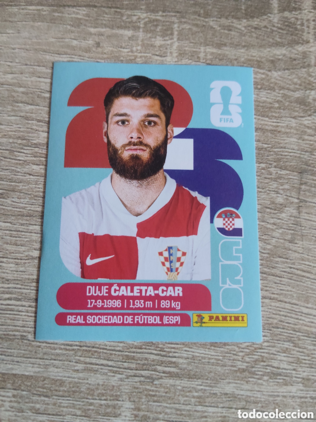 Cromos de F&uacute;tbol: Panini mundial 2026 CRO 3 Duje Caleta-Car Croacia