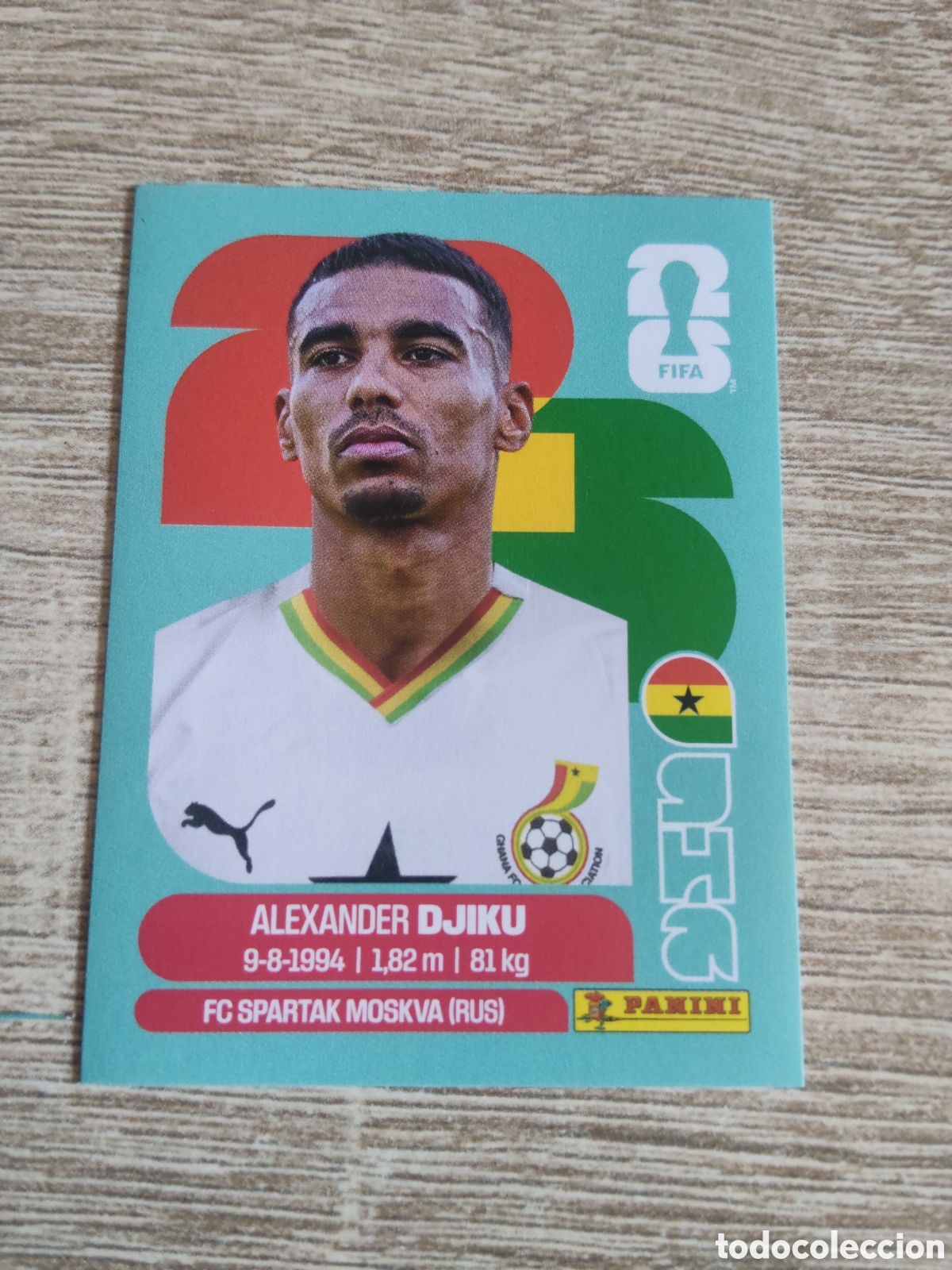 Cromos de F&uacute;tbol: Panini mundial 2026 GHA 6 Alexander Djiku Ghana