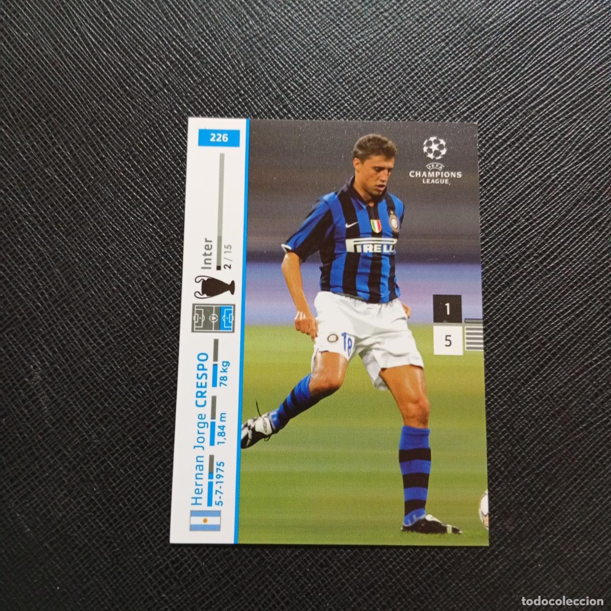 Cromos de F&uacute;tbol: 226 CRESPO INTER MILAN PANINI TRADING CARDS UEFA CHAMPIONS LEAGUE 2007 2008 - (MD2002-3) PG41
