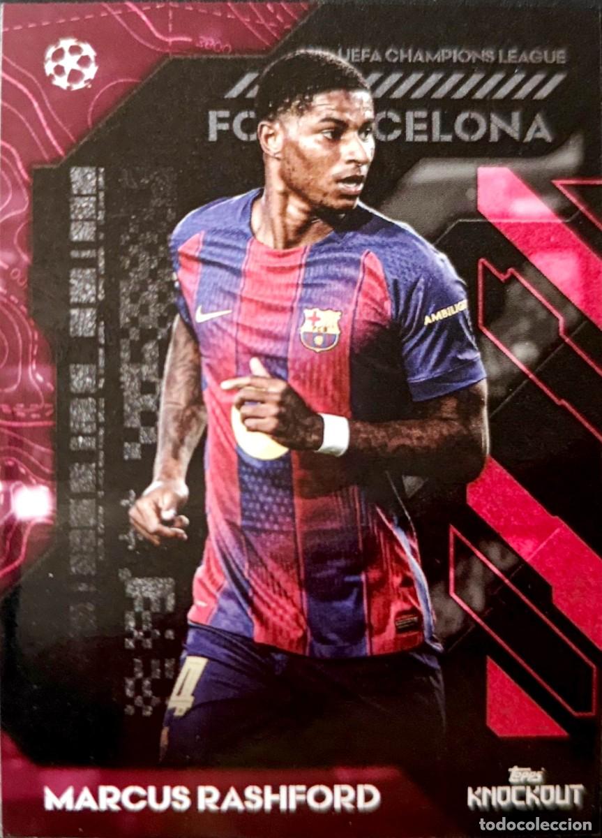 Cromos de F&uacute;tbol: Marcus Rashford - FC Barcelona - Topps Knockout UEFA Champions League 2025 2026 25 26