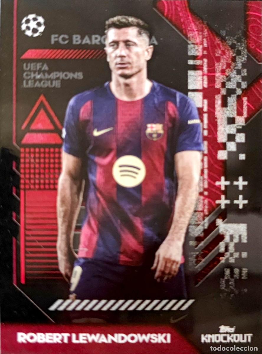 Cromos de F&uacute;tbol: Robert Lewandowski - FC Barcelona - Topps Knockout UEFA Champions League 2025 2026 25 26