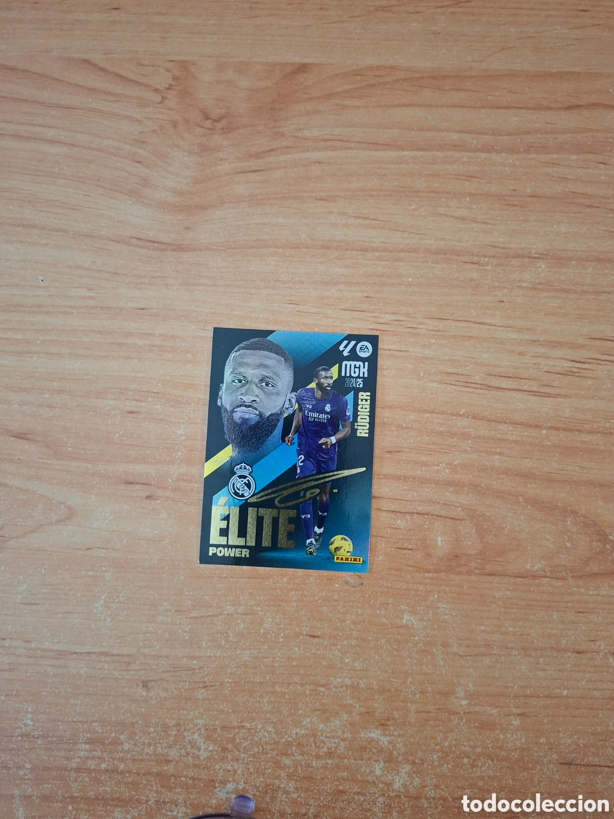 Football Stickers: Megacracs 24 25 rudiger Madrid firmado elite power sin pegar ver fotos