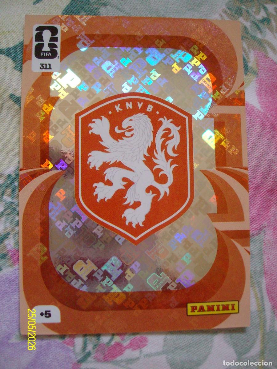 Cromos de F&uacute;tbol: ESCUDO HOLANDA N&ordm; 311 PAISES BAJOS FIFA WORLD CUP 2026 PANINI ADRENALYN XL