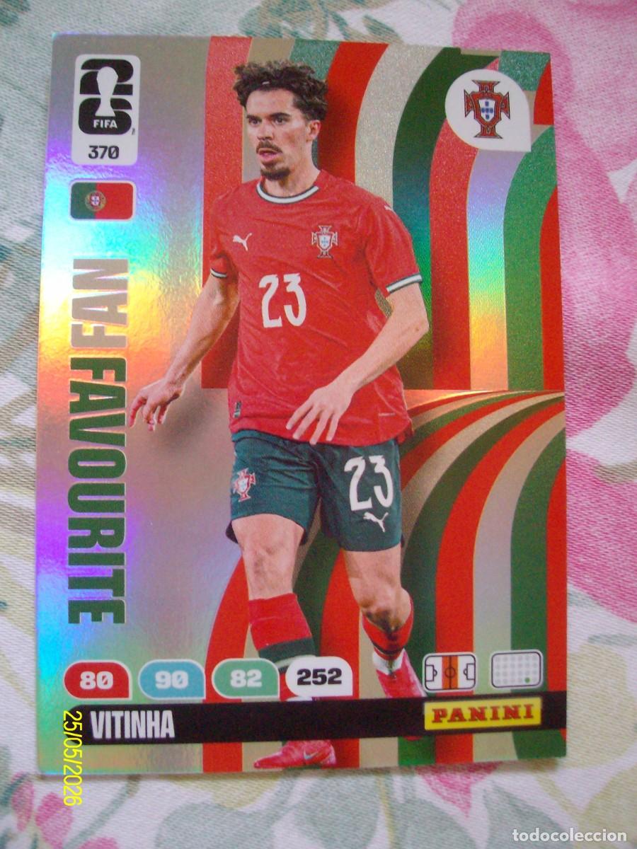 Cromos de F&uacute;tbol: VITINHA PORTUGAL N&ordm; 370 FIFA WORLD CUP 2026 PANINI ADRENALYN XL