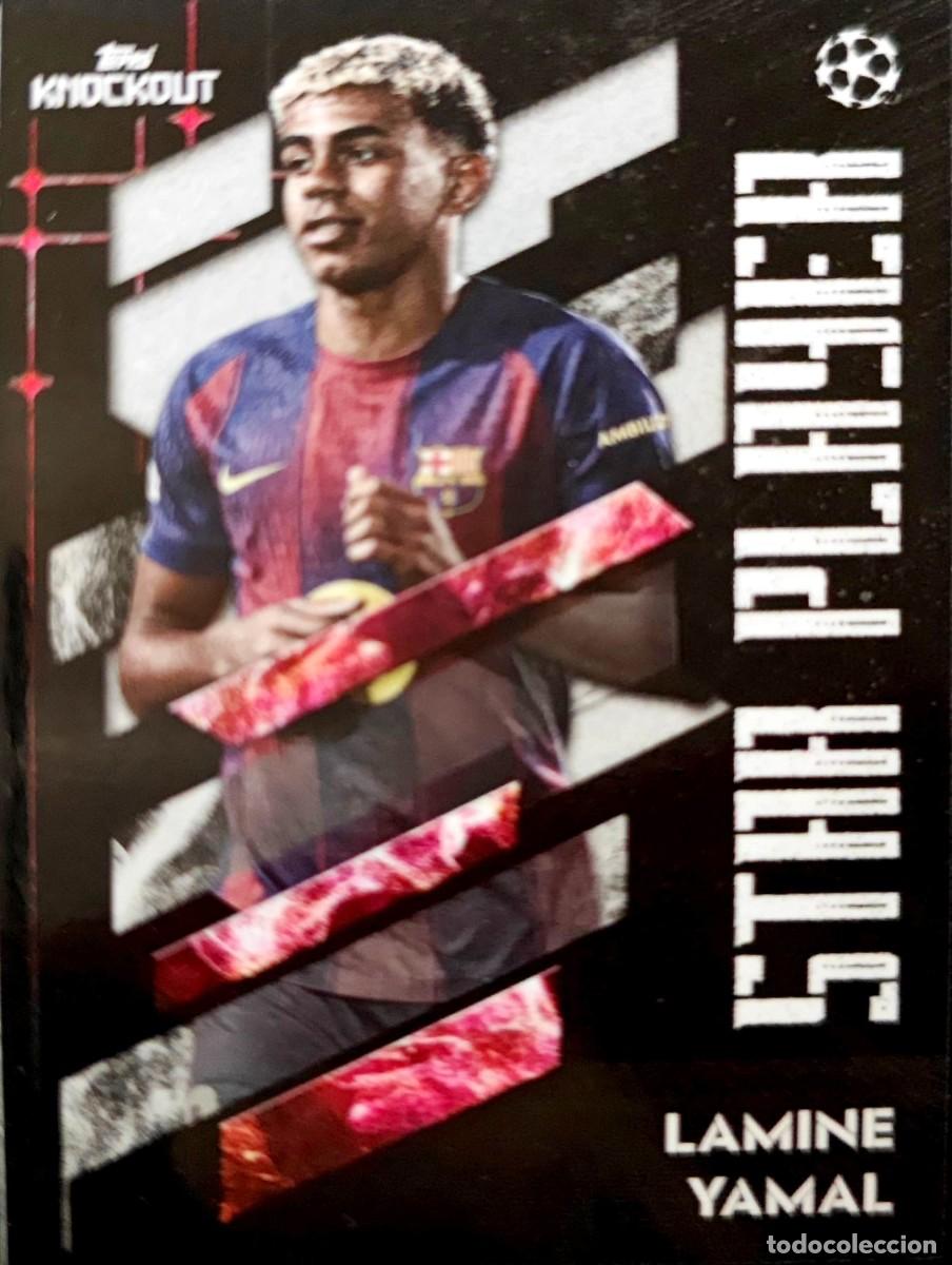 Cromos de F&uacute;tbol: Lamine Yamal - FC Barcelona - STAR PLAYER - Topps Knockout UEFA Champions League 2025 2026 25 26