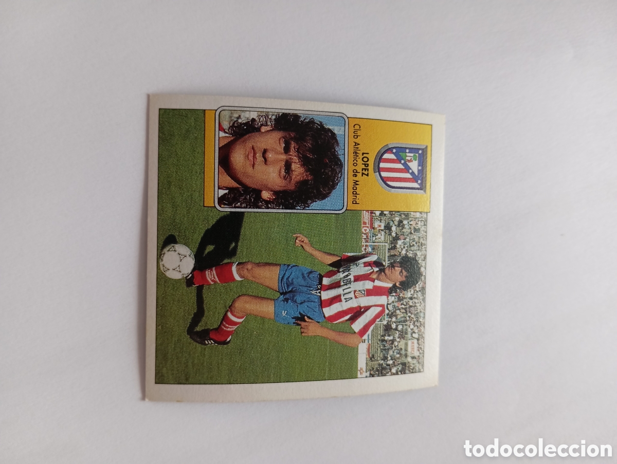 Cromos de F&uacute;tbol: LOPEZ Atl&eacute;tico de Madrid Liga Este 1992 1993 Panini 92 93 NUEVO SIN PEGAR