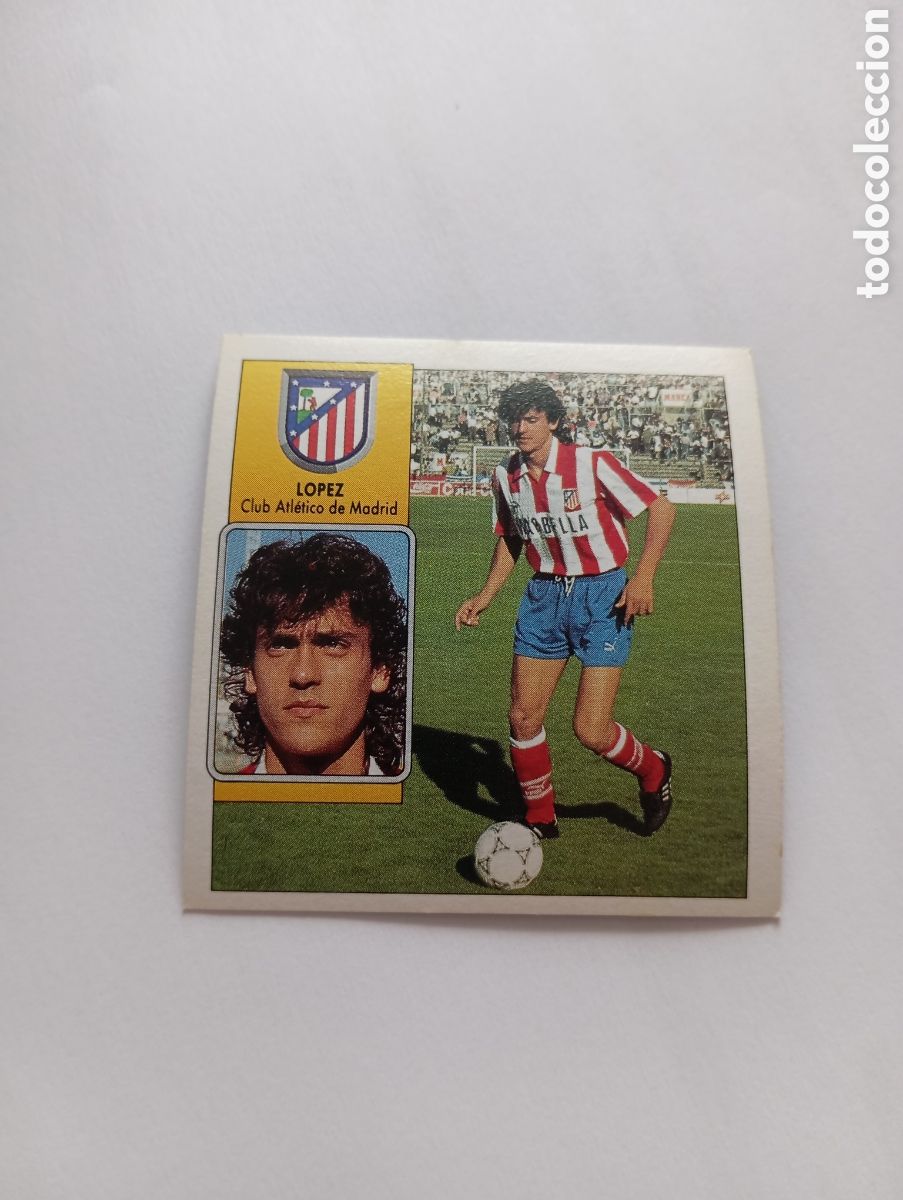 Cromos de F&uacute;tbol: LOPEZ Atl&eacute;tico de Madrid Liga Este 1992 1993 Panini 92 93 NUEVO SIN PEGAR