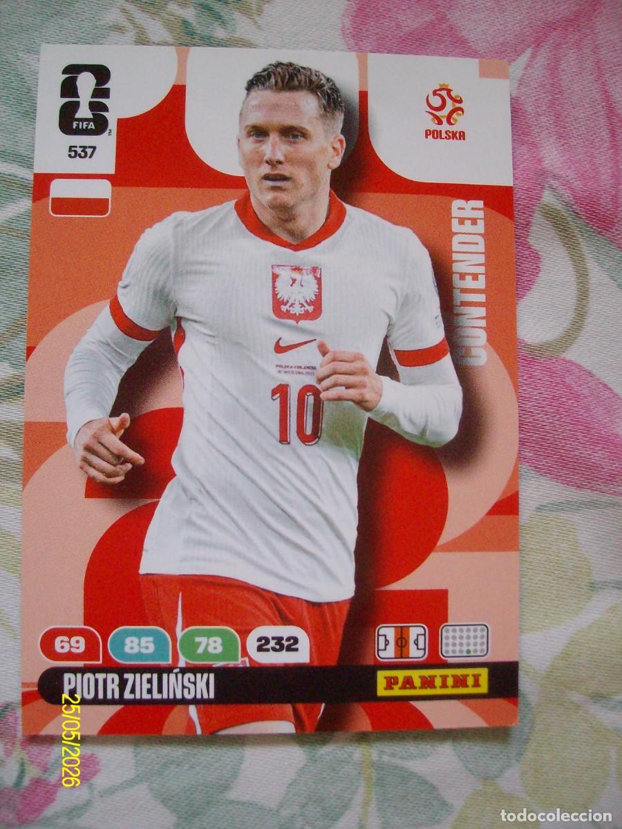 Cromos de F&uacute;tbol: PIOTR ZIELI&Ntilde;SKI POLONIA N&ordm; 537 FIFA WORLD CUP 2026 PANINI ADRENALYN XL