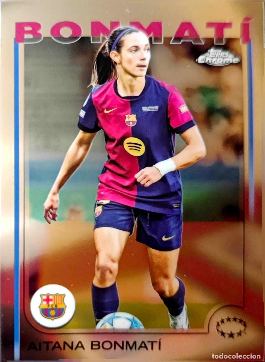 Cromos de F&uacute;tbol: 1 Aitana Bonmati - FC Barcelona - Topps Chrome UWCL 2024 2025 24 25