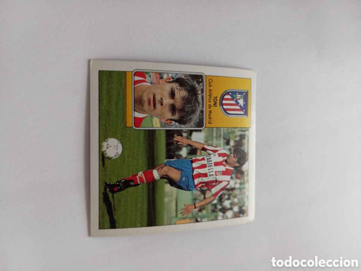 Cromos de F&uacute;tbol: TONI Atl&eacute;tico de Madrid Liga Este 1992 1993 Panini 92 93 NUEVO SIN PEGAR