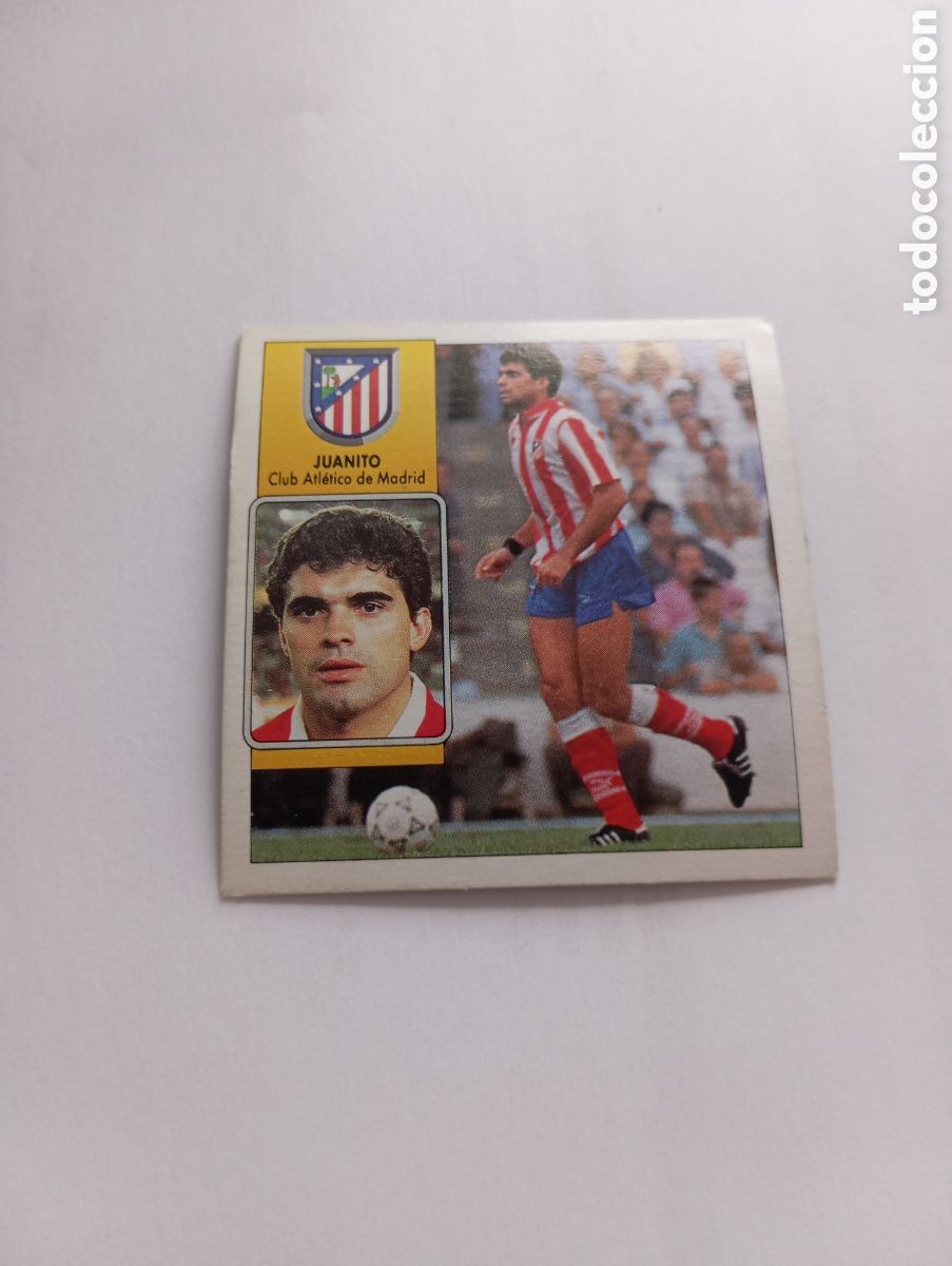 Cromos de F&uacute;tbol: JUANITO Atl&eacute;tico de Madrid Liga Este 1992 1993 Panini 92 93 NUEVO SIN PEGAR