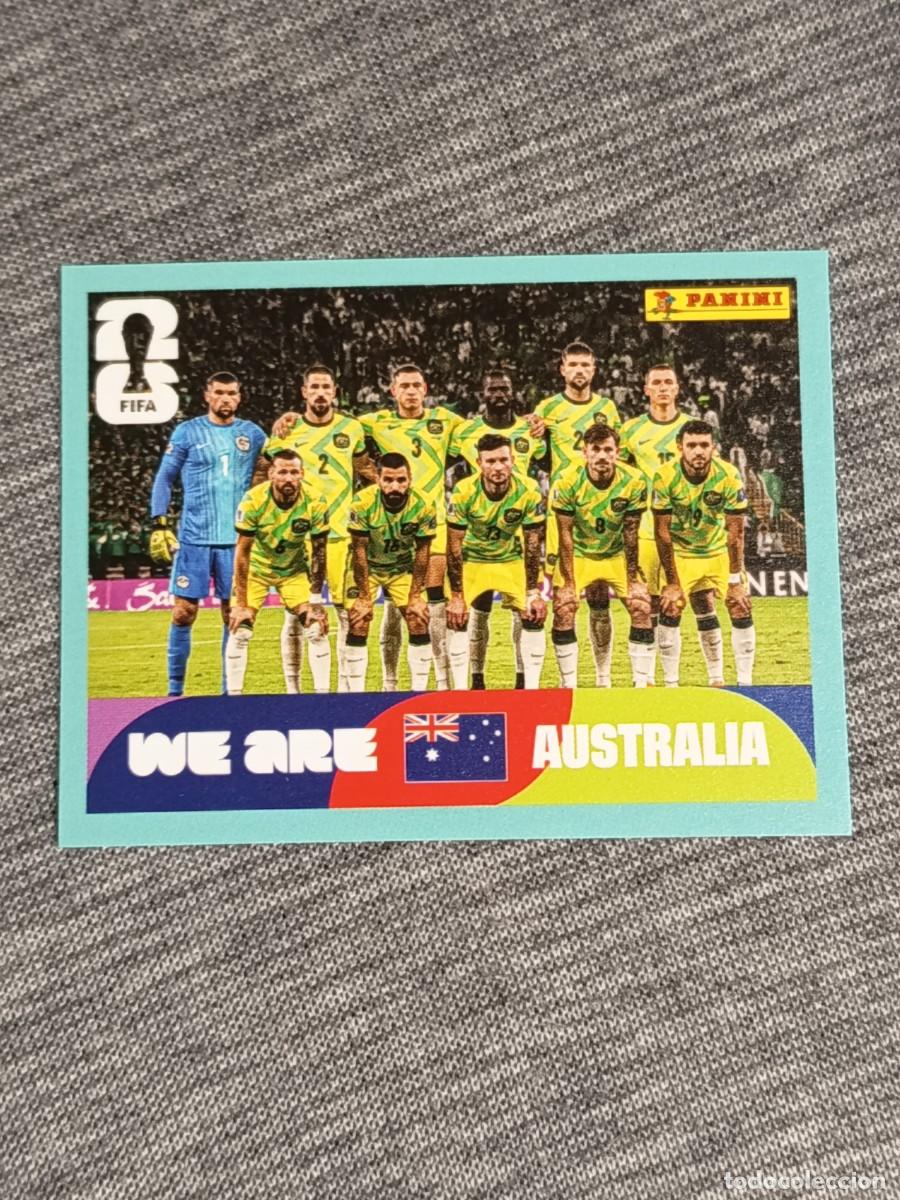 Cromos de F&uacute;tbol: ALINEACION AUSTRALIA AUS 13 STICKER MUNDIAL 2026 PANINI FIFA WORLD CUP NUEVO