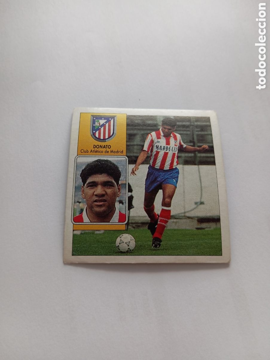 Cromos de F&uacute;tbol: DONATO Atl&eacute;tico de Madrid Liga Este 1992 1993 Panini 92 93 NUEVO SIN PEGAR