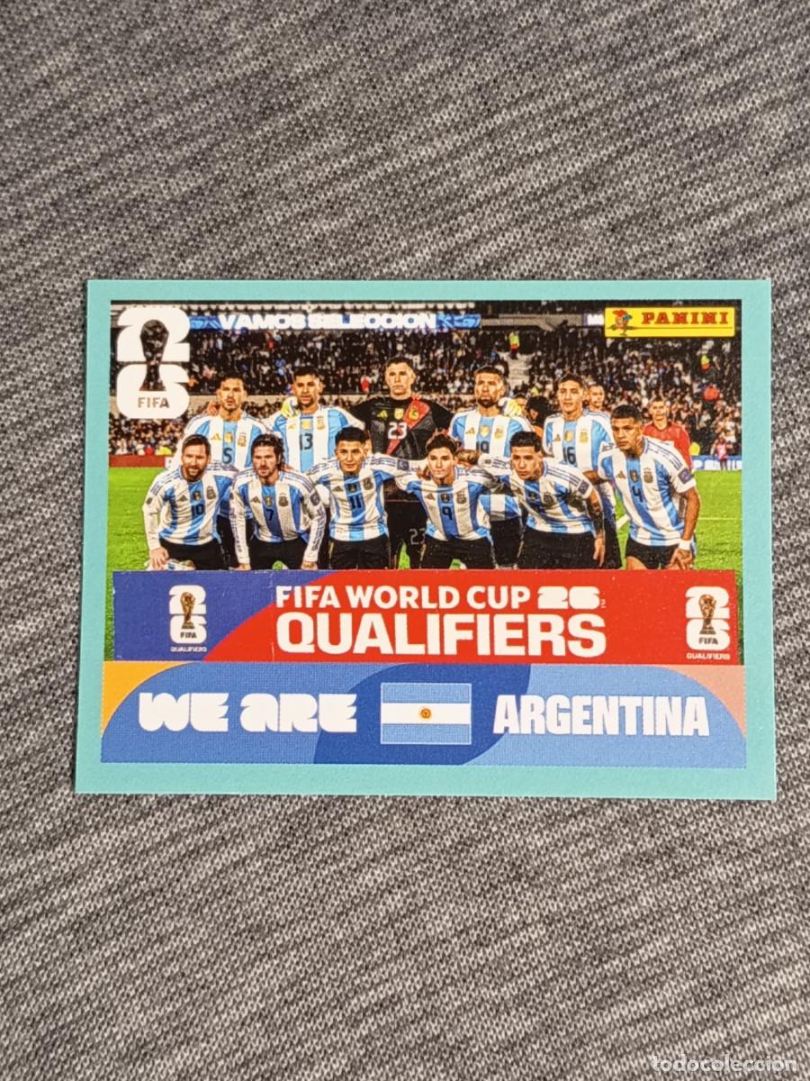 Cromos de F&uacute;tbol: ALINEACION ARGENTINA ARG 13 STICKER MUNDIAL 2026 PANINI FIFA WORLD CUP NUEVO