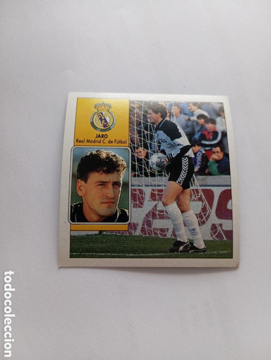Cromos de F&uacute;tbol: JARO Real Madrid Liga Este 1992 1993 Panini 92 93