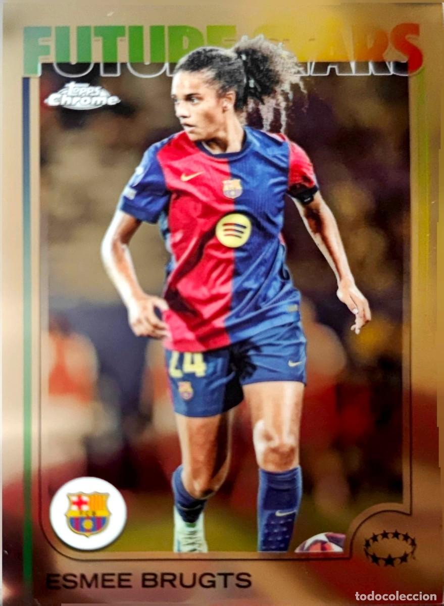 Figurine di Calcio: 71 Esmee Brugts - FC Barcelona - FUTURE STARS - Topps Chrome UWCL 2024 2025 24 25