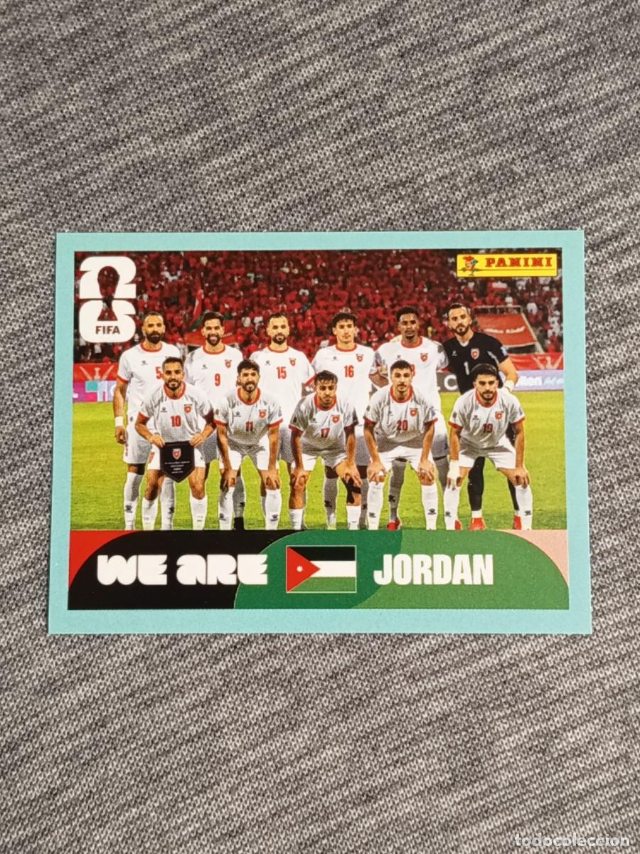 Cromos de F&uacute;tbol: ALINEACION JORDANIA JOR 13 STICKER MUNDIAL 2026 PANINI FIFA WORLD CUP NUEVO
