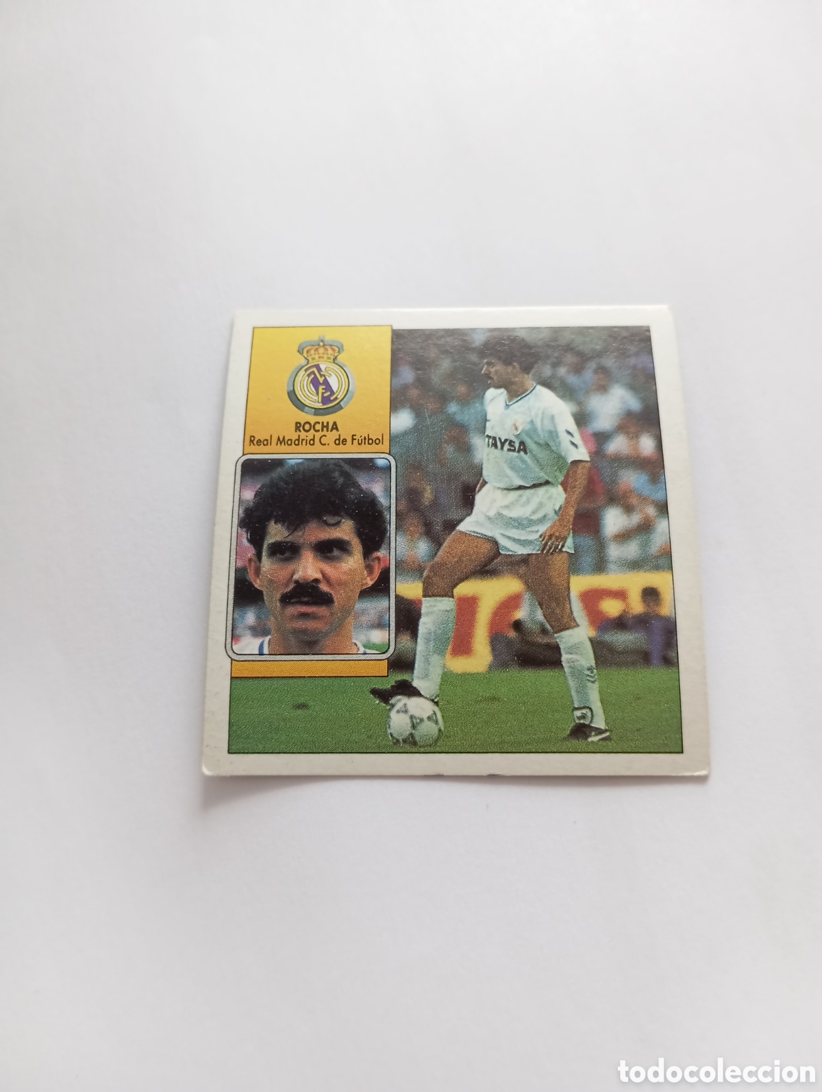 Cromos de F&uacute;tbol: ROCHA Real Madrid Liga Este 1992 1993 Panini 92 93 NUEVO SIN PEGAR