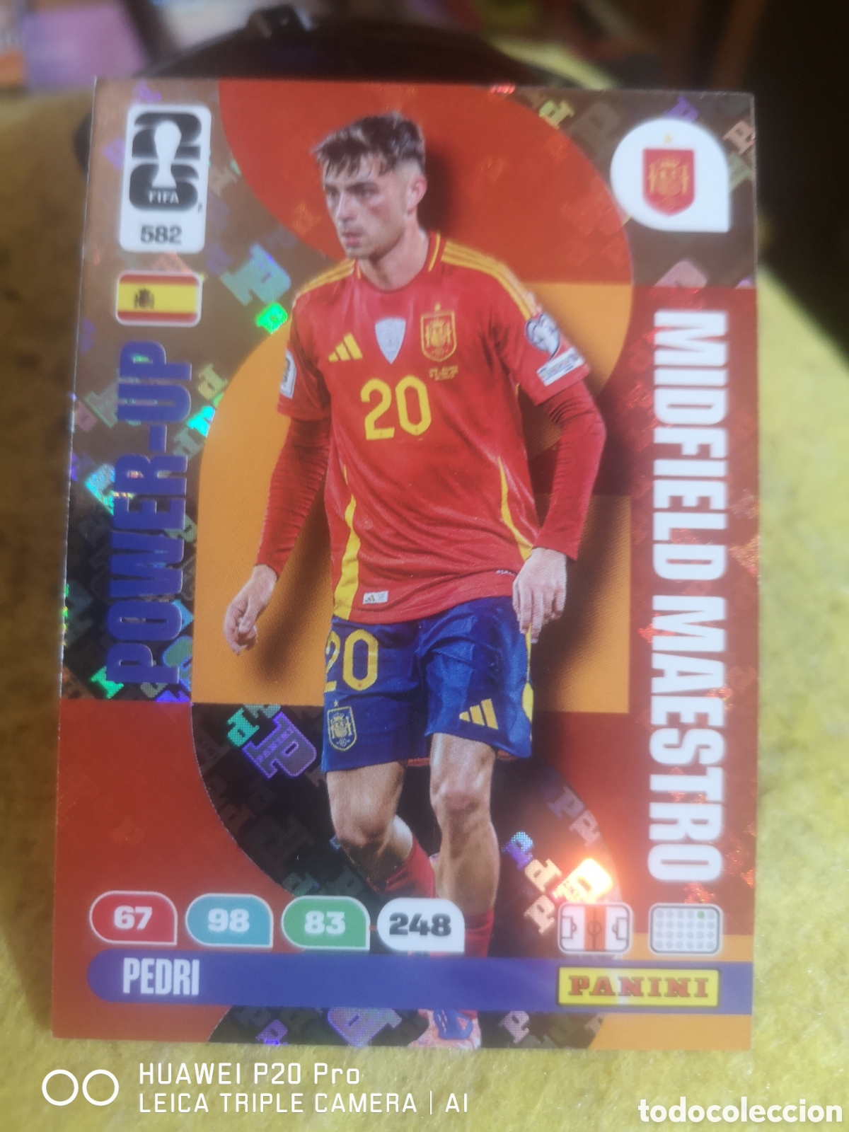 Cromos de F&uacute;tbol: ADRENALYN FIFA WORLD CUP 2026 PEDRI MIDFIELD MAESTRO - ESPA&Ntilde;A 582