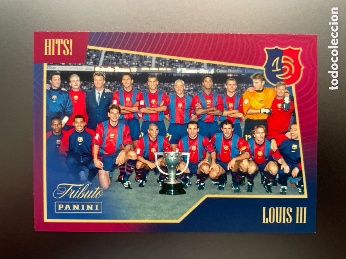 Figurine di Calcio: Louis III 52 Hits! Tributo Panini 125 Aniversario FC Barcelona