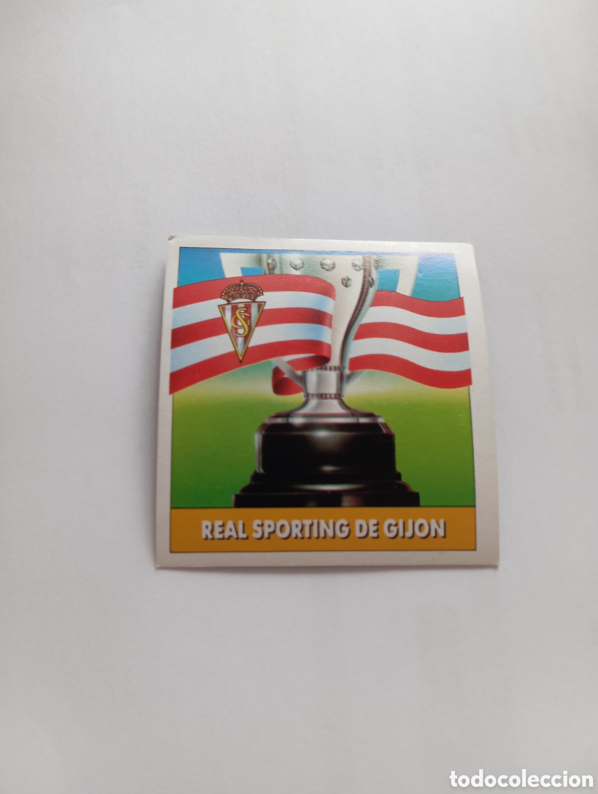 Cromos de F&uacute;tbol: ESCUDO Sporting de Gij&oacute;n Liga Este 1992 1993 Panini 92 93 NUEVO SIN PEGAR