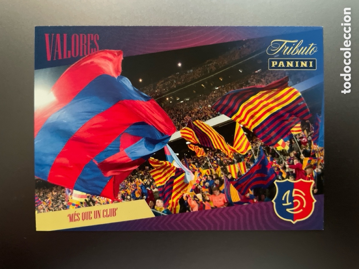 Cromos de F&uacute;tbol: Mes que un Club 41 Valores Tributo Panini 125 Aniversario FC Barcelona