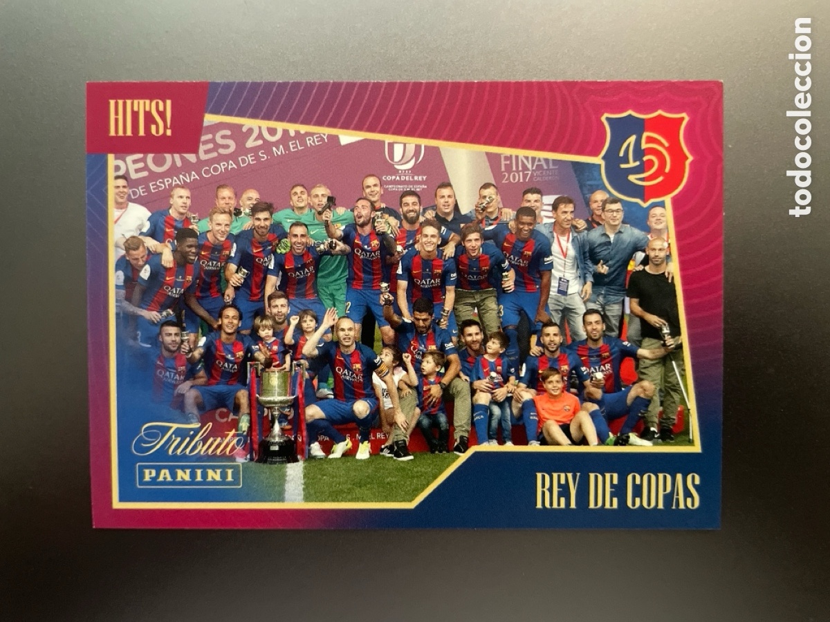 Cromos de F&uacute;tbol: Messi Rey de Copas 59 Hits! Tributo Panini 125 Aniversario FC Barcelona