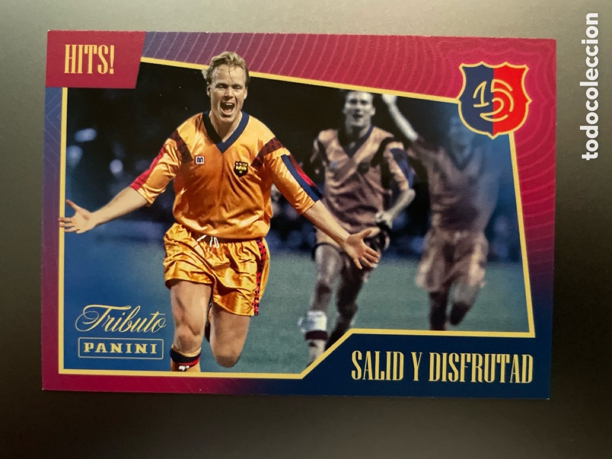 Cromos de F&uacute;tbol: Salid y Disfrutad 49 Hits! Tributo Panini 125 Aniversario FC Barcelona