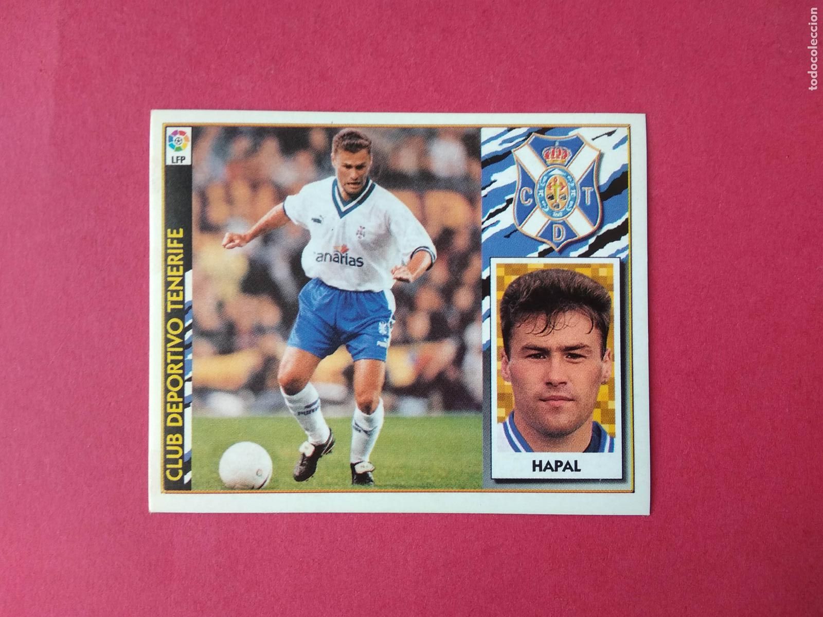 Cromos de F&uacute;tbol: EDICIONES ESTE LIGA 97 98 1997 1998 CROMO NUNCA PEGADO COLOCA TENERIFE , HAPAL