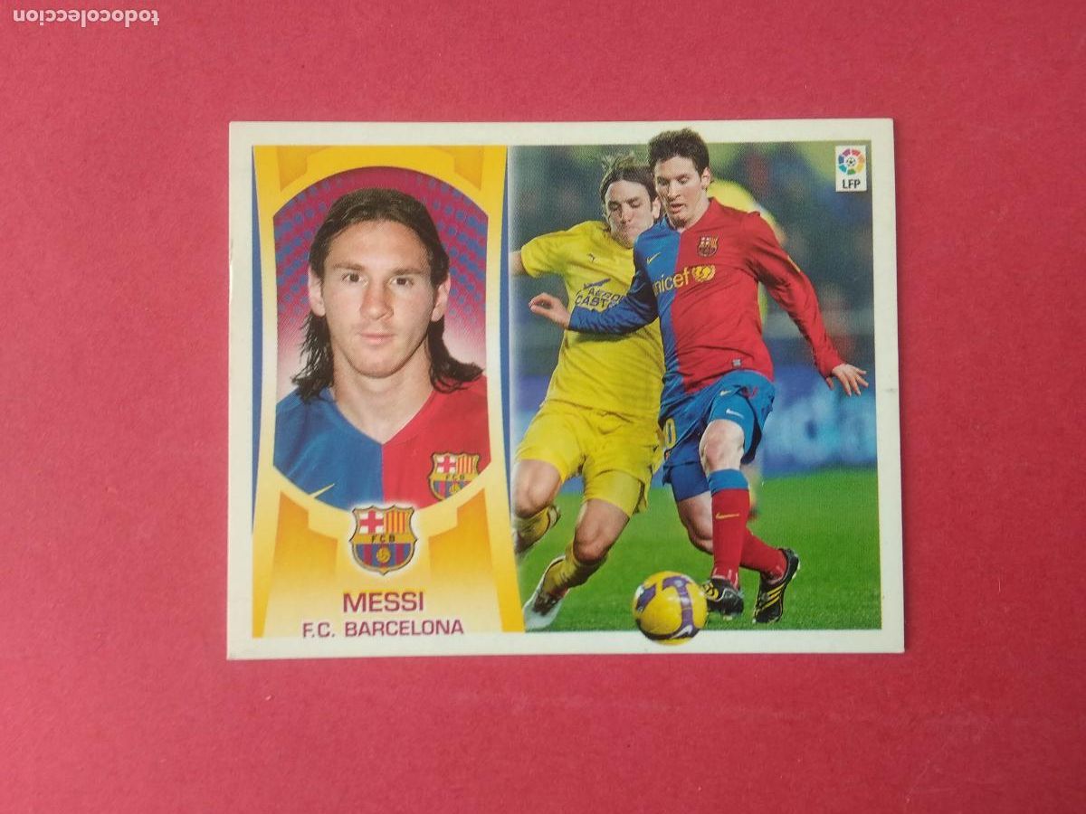 Cromos de F&uacute;tbol: EDICIONES ESTE LIGA 09 10 2009 2010 CROMO NUNCA PEGADO MESSI FC BARCELONA