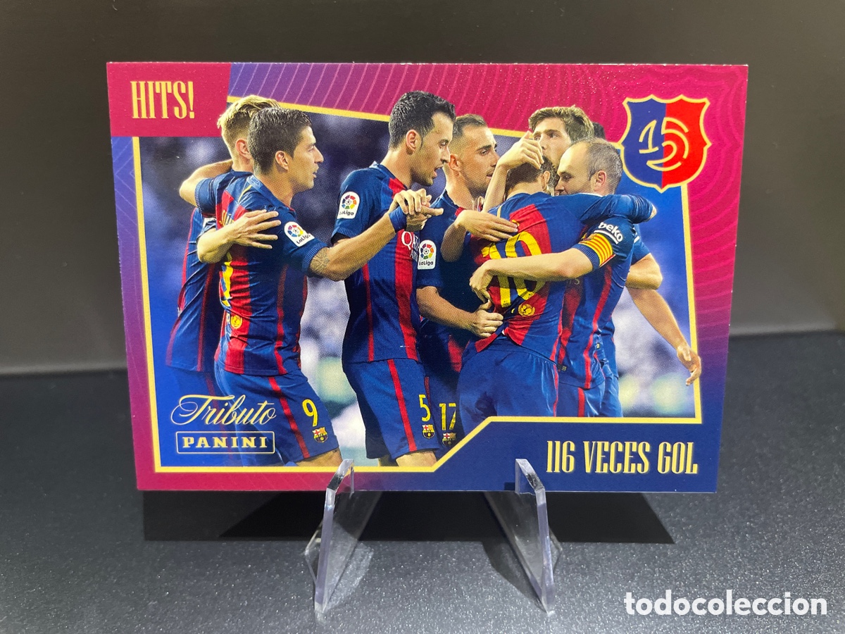 Fu&szlig;ball-Sticker: Messi 116 Veces Gol 62 Hits! Tributo Panini 125 Aniversario FC Barcelona