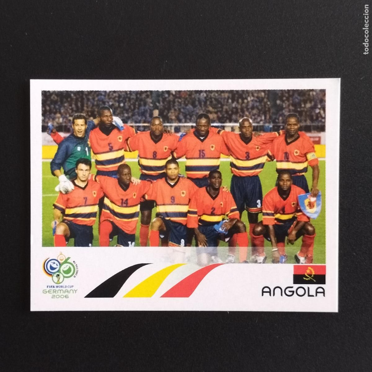 Cromos de F&uacute;tbol: 302 SELECCION EQUIPO ANGOLA CROMOS FIFA WORLD CUP GERMANY 2006 MUNDIAL FUTBOL ALEMANIA PANINI