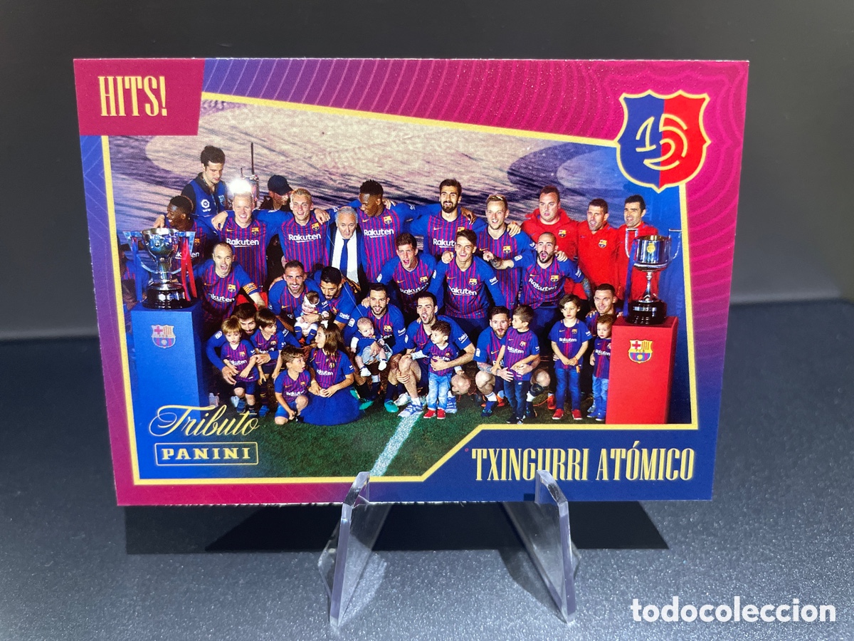 Cromos de F&uacute;tbol: Messi Txingurri Atonico 63 Hits! Tributo Panini 125 Aniversario FC Barcelona